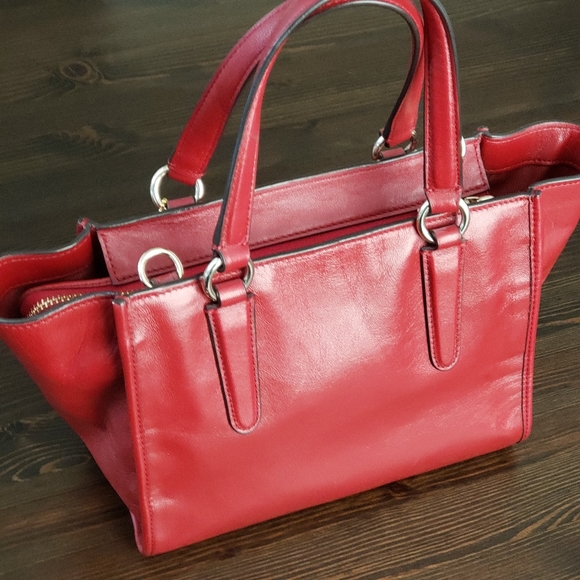 Brand New Coach SMTH Mini Crossbody Red Current - Picture 2 of 11